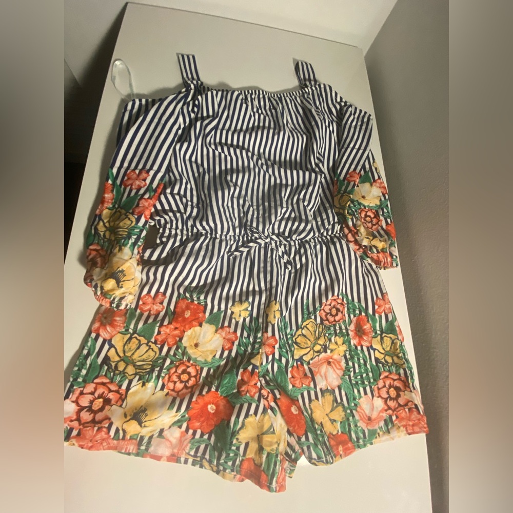 multi colored romper